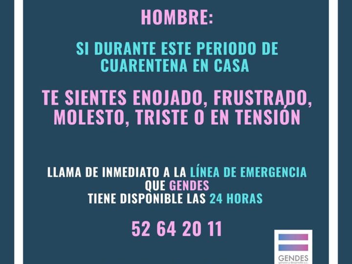 Línea de atención GENDES 24 horas #covid19 #cuarentena #violenciadoméstica #líneadeapoyo